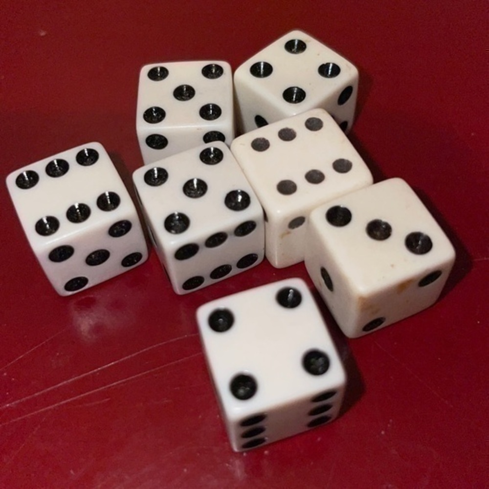 Lot of mini dice